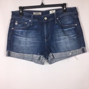 AG denim shorts, The Hailey